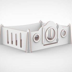 Budget grondbox 150×120 cm