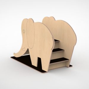 Olifant naturel met graveringen