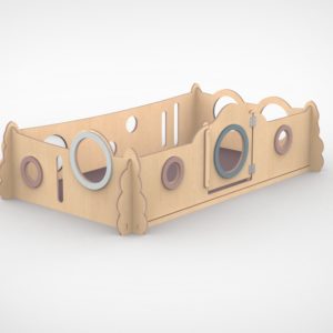 Demontabele grondbox 210×120 cm