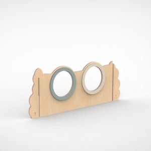 Paneel rechts plexiglas duo 120 cm