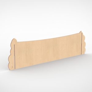 Paneel rechts dicht 180 cm