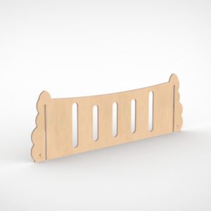 Paneel achter sleuven 150 cm