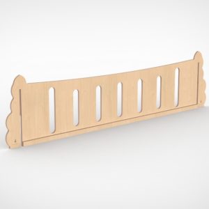 Paneel achter sleuven 210 cm