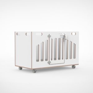 Evacuatiebed gebogen