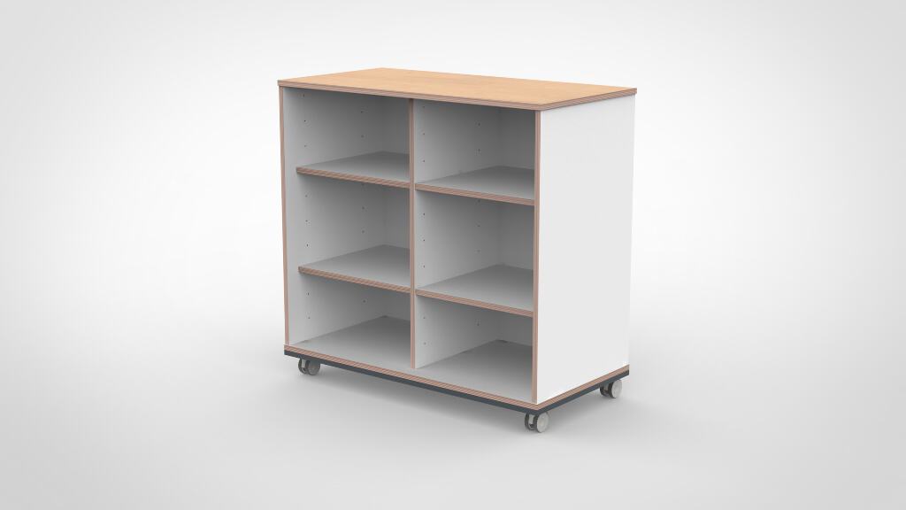 Kast 3 kolommen H101 04 - Afbeelding 2