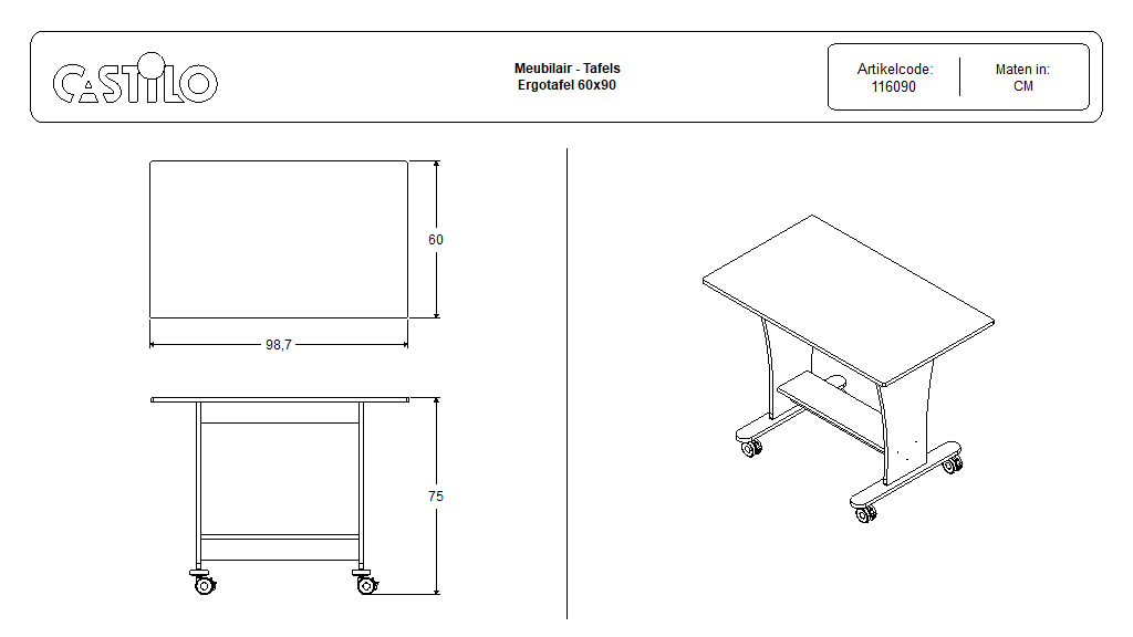 Ergotafel 60x90 - Afbeelding 18