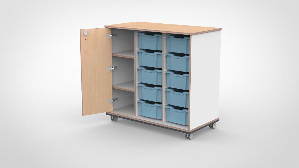 Kast 3 kolommen H101 02 - Afbeelding 2