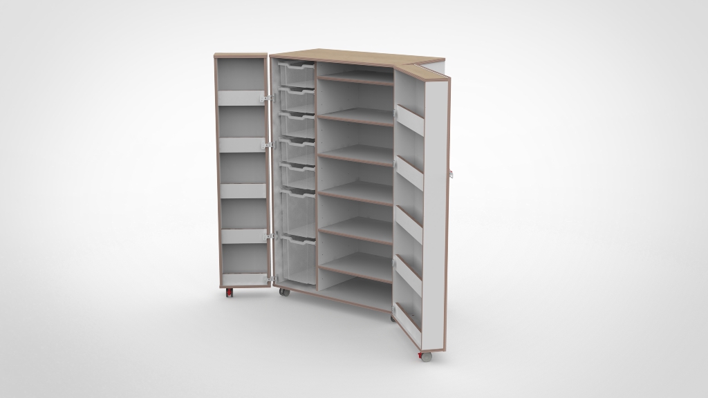 Vouwkast knutselen klein - Afbeelding 2