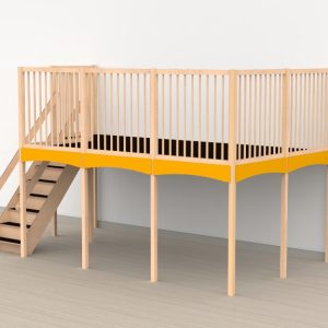 Oldschool speelwerkverdieping trap links 01