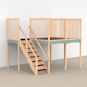 Oldschool speelwerkverdieping trap links 03