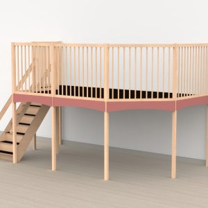 Oldschool speelwerkverdieping trap links 05