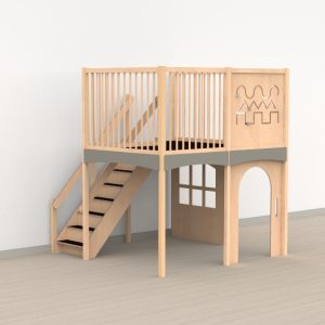 Oldschool speelwerkverdieping trap linksachter 04