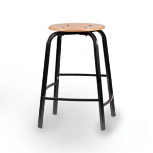 Stapelbare Tabouret met verspringende voetsteun