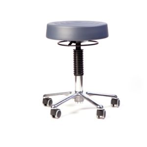 Leidsterkruk met pur zitting verstelbaar