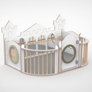 Loopwand kasteel met wavebox