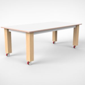 Robuuste tafel recht 180