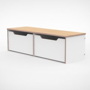 Bank met rolbakken 120