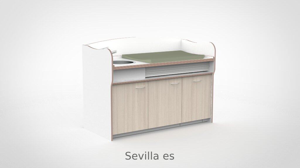 Commode 170cm meeliftend sanitair deuren - Afbeelding 4