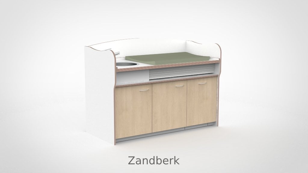 Commode 170cm meeliftend sanitair deuren - Afbeelding 7
