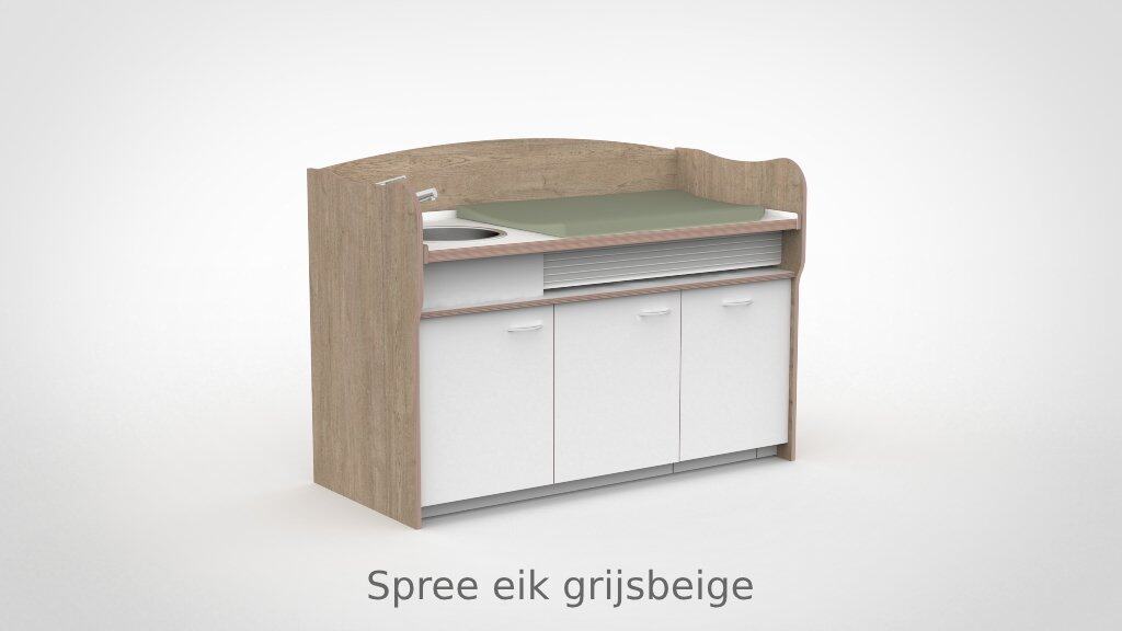 Commode 170cm meeliftend sanitair deuren - Afbeelding 14