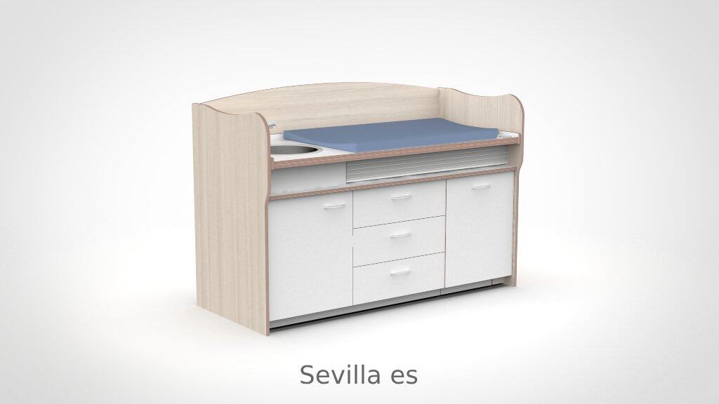 Commode 180cm meeliftend sanitair 3 lades - Afbeelding 12