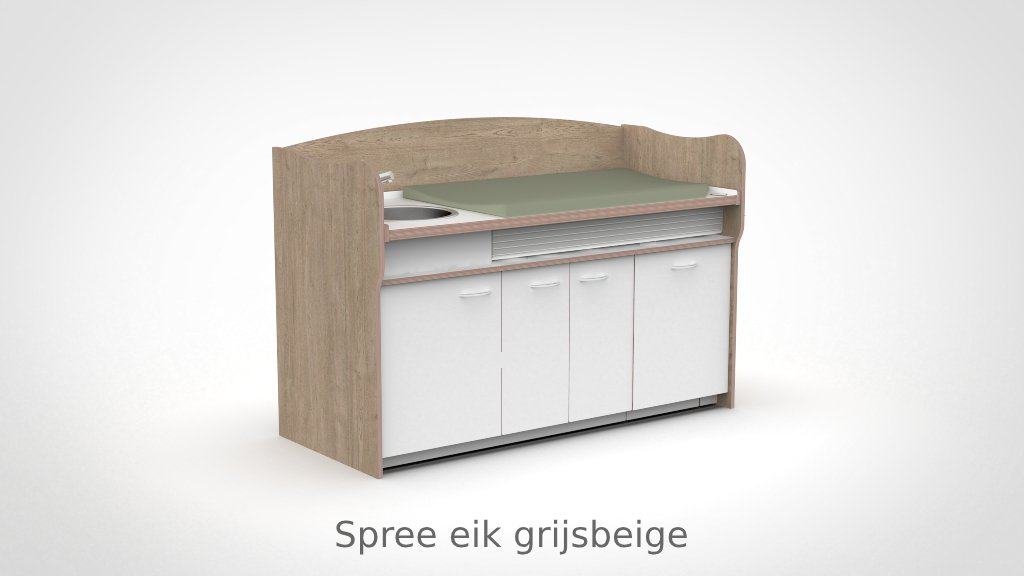 Commode 180cm meeliftend sanitair deuren - Afbeelding 15