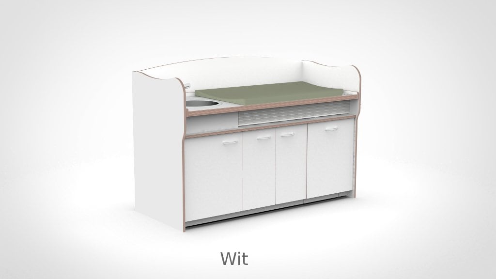 Commode 180cm meeliftend sanitair deuren - Afbeelding 28