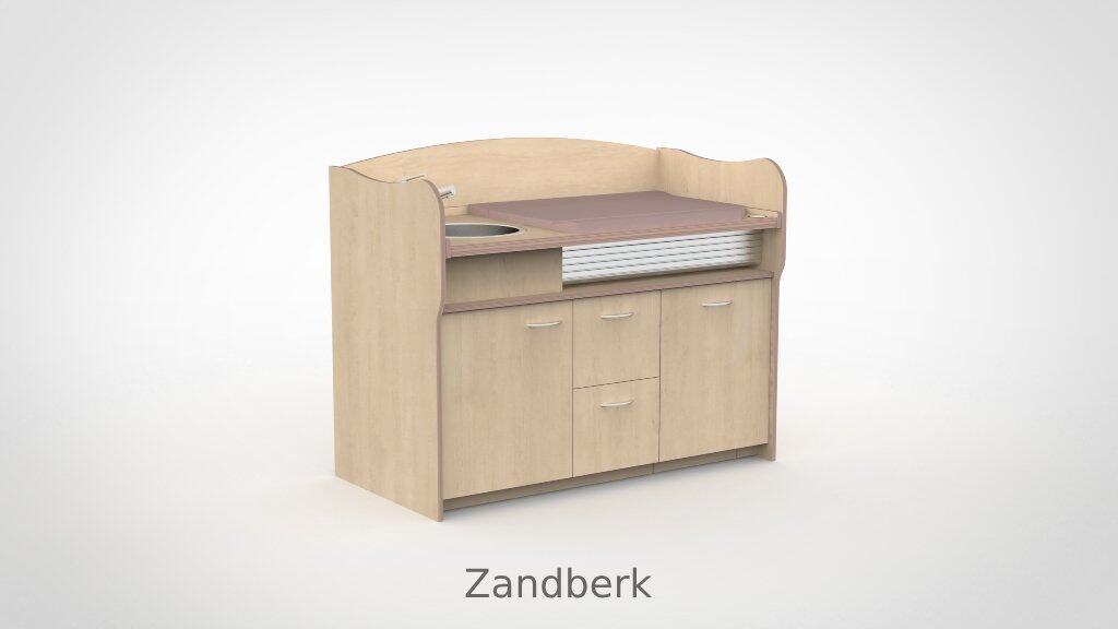 Commode 155cm meeliftend sanitair 2 lades - Afbeelding 23