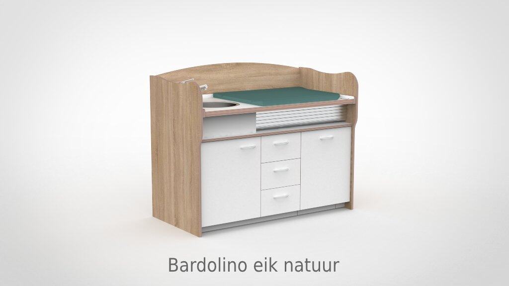 Commode 155cm meeliftend sanitair 3 lades - Afbeelding 20