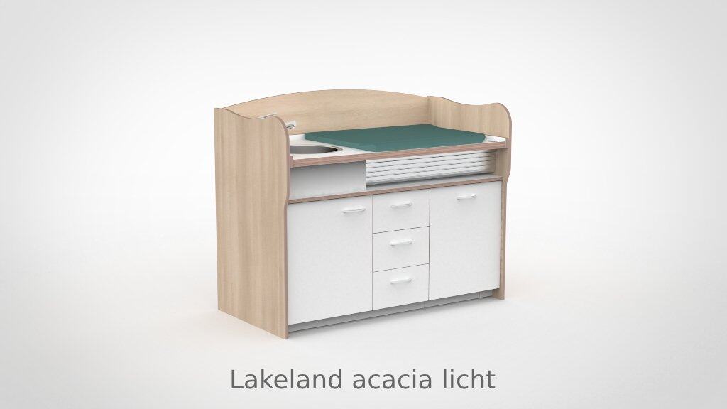 Commode 155cm meeliftend sanitair 3 lades - Afbeelding 22