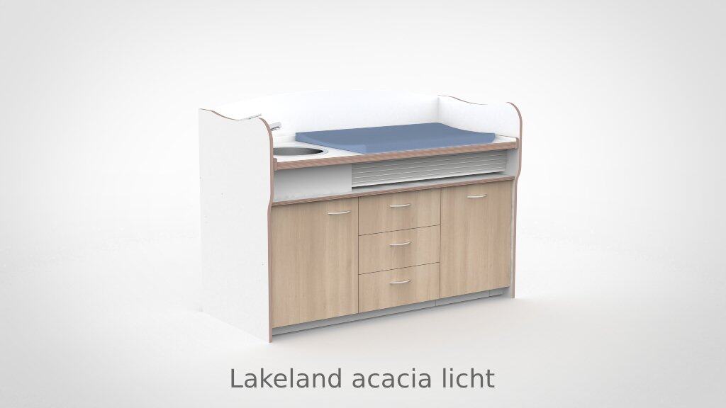 Commode 170cm meeliftend sanitair 3 lades - Afbeelding 5