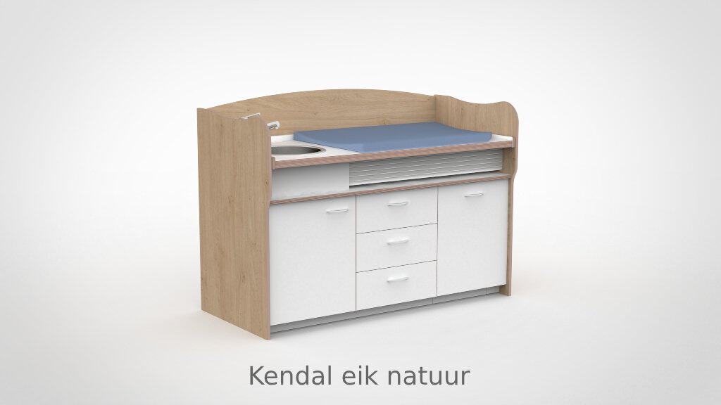 Commode 170cm meeliftend sanitair 3 lades - Afbeelding 17