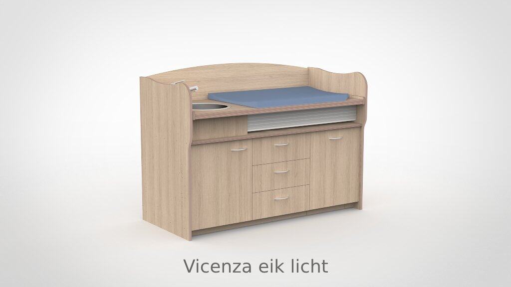 Commode 170cm meeliftend sanitair 3 lades - Afbeelding 24