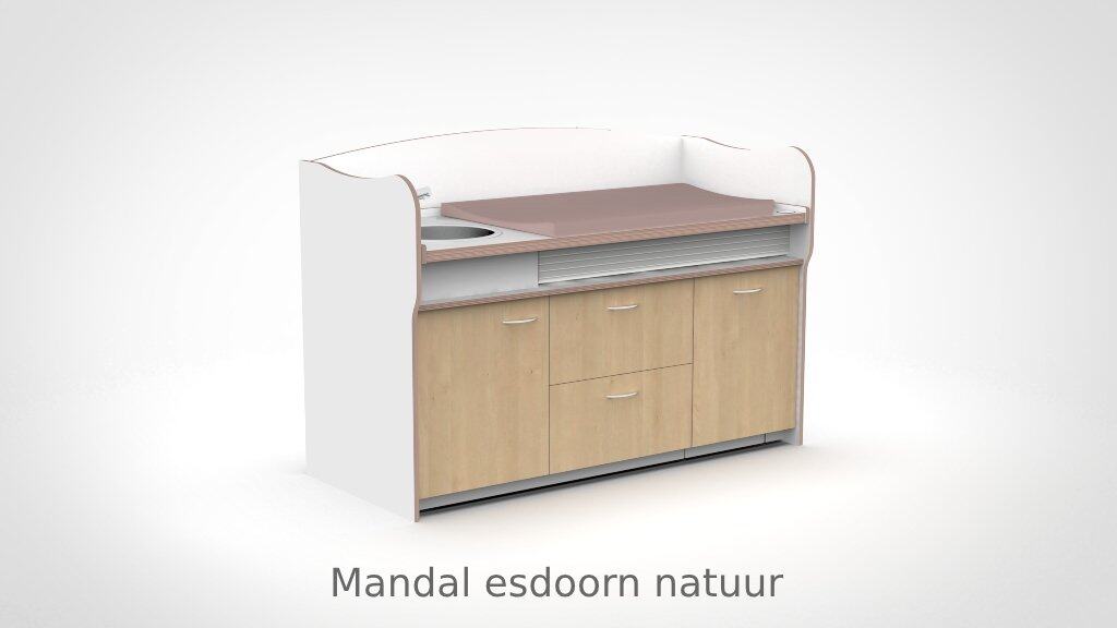 Commode 180cm meeliftend sanitair 2 lades - Afbeelding 10