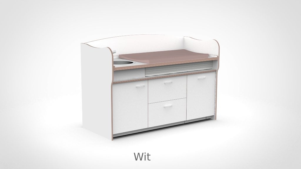 Commode 180cm meeliftend sanitair 2 lades - Afbeelding 27