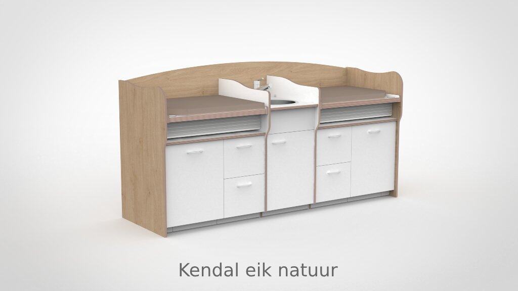 Commode 250cm vast sanitair 2 lades - Afbeelding 17