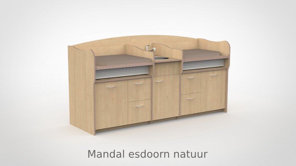 Commode 250cm vast sanitair 2 lades - Afbeelding 26