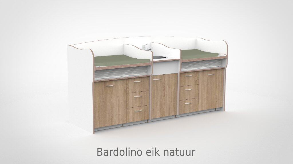 Commode 250cm vast sanitair 3 lades - Afbeelding 3