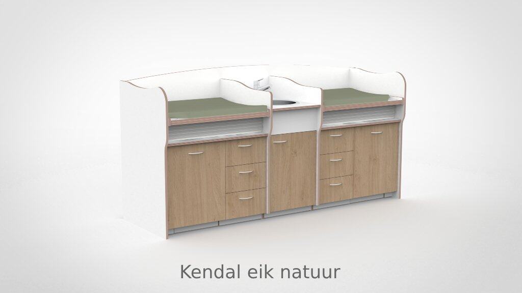 Commode 250cm vast sanitair 3 lades - Afbeelding 9