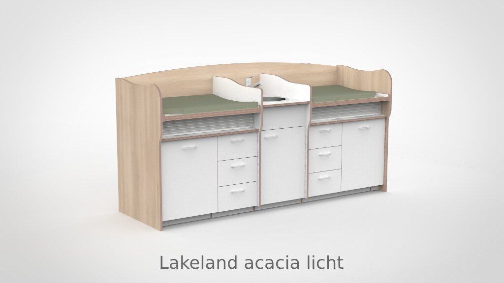 Commode 250cm vast sanitair 3 lades - Afbeelding 13