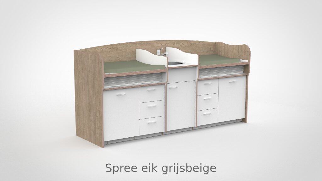 Commode 250cm vast sanitair 3 lades - Afbeelding 14