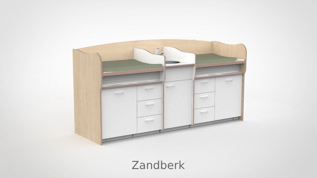 Commode 250cm vast sanitair 3 lades - Afbeelding 15