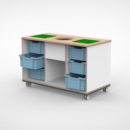 Kast 3 kolommen H67,5 09