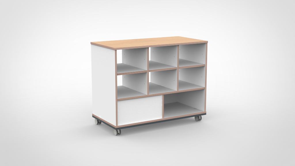 Kast 3 kolommen H84 09