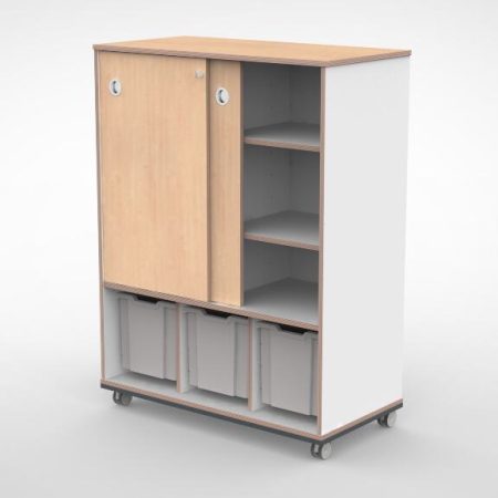 Kast 3 kolommen H140 01