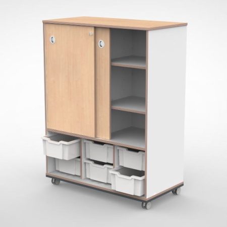 Kast 3 kolommen H140 02