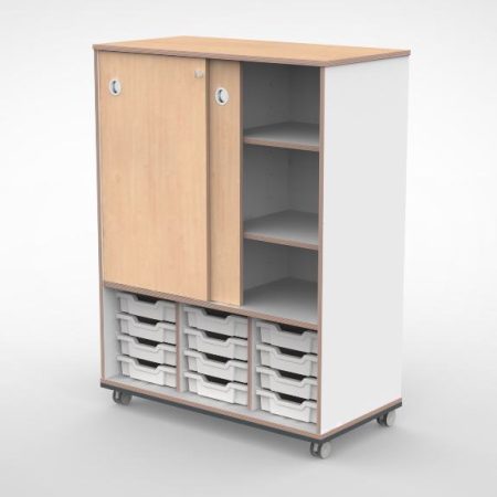 Kast 3 kolommen H140 03