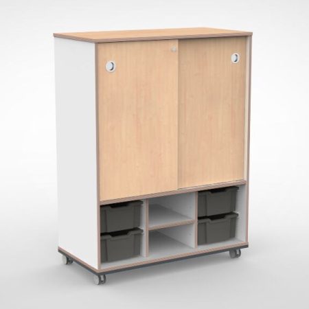 Kast 3 kolommen H140 04