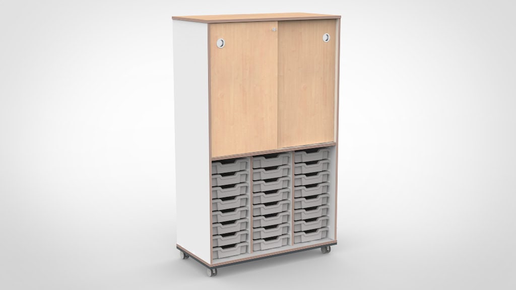 Kast 3 kolommen H174 03