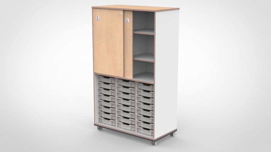 Kast 3 kolommen H174 03 - Afbeelding 2